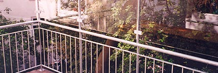 Glas Windschutz Balkon